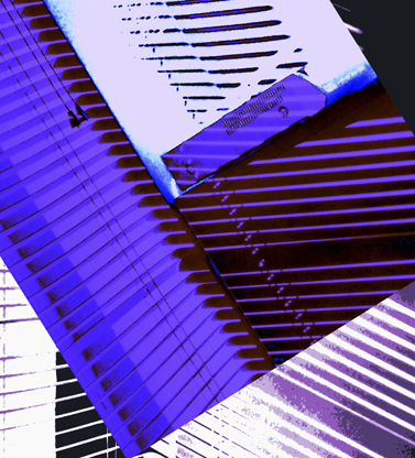 Philip Bradshaw, Sunlight through blinds, blend